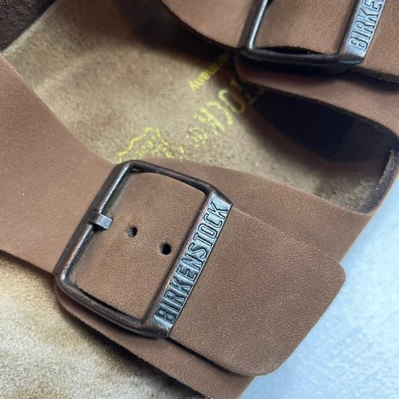 Mens Birkenstock Milano Light Brown Sandals 44/11 main image 4